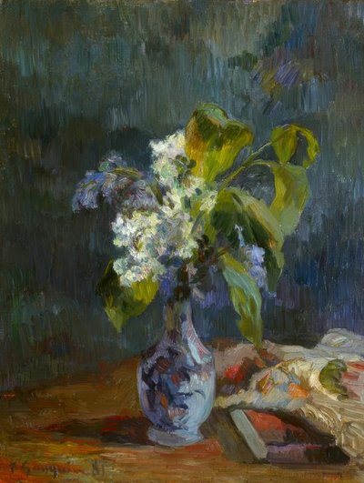 Wazon kwiatów autorstwa Paul Gauguin
