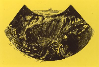Suita Volpini: Dramaty morza Les Drames de la Mer, 1889. autorstwa Paul Gauguin