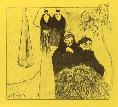 Suita Volpini: Stare kobiety z Arles Les Vieilles Filles [Arles], 1889. autorstwa Paul Gauguin