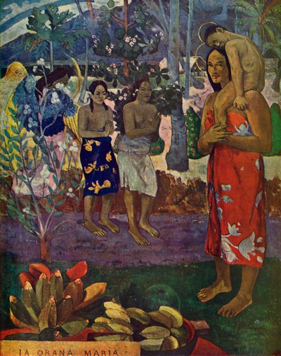 Pozdrawiamy Cię Maryjo, 1936 autorstwa Paul Gauguin
