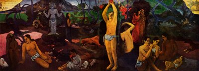 Skąd pochodzimy - czym jesteśmy - dokąd idziemy, 1936 autorstwa Paul Gauguin