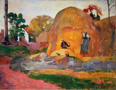 Żółte stogi siana lub złote żniwa autorstwa Paul Gauguin