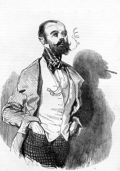 Palacz autorstwa Paul Gavarni