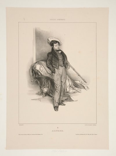 Alfred (Feydeau) autorstwa Paul Gavarni