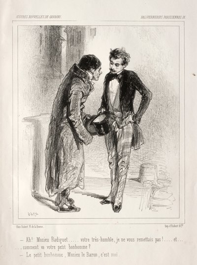 Baliverneries Parisiennes autorstwa Paul Gavarni