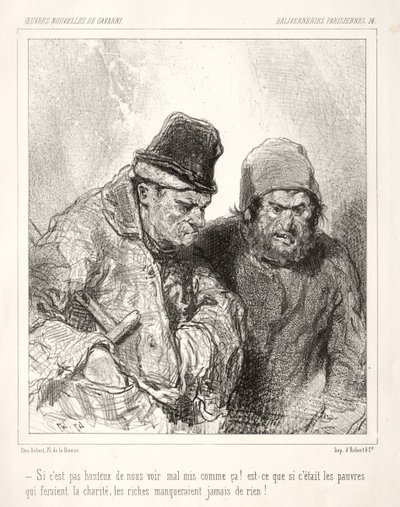 Paryskie bzdury. autorstwa Paul Gavarni