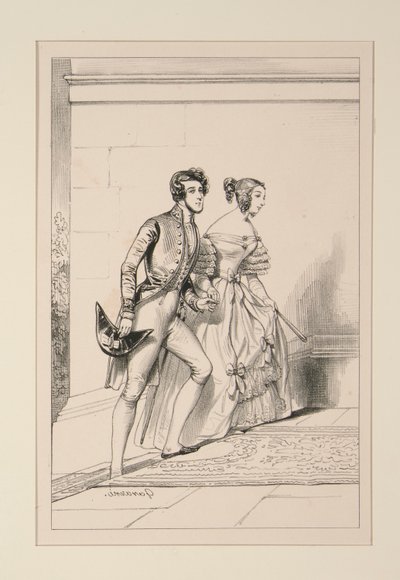 KOSTIUM SĄDOWY 1837 autorstwa Paul Gavarni