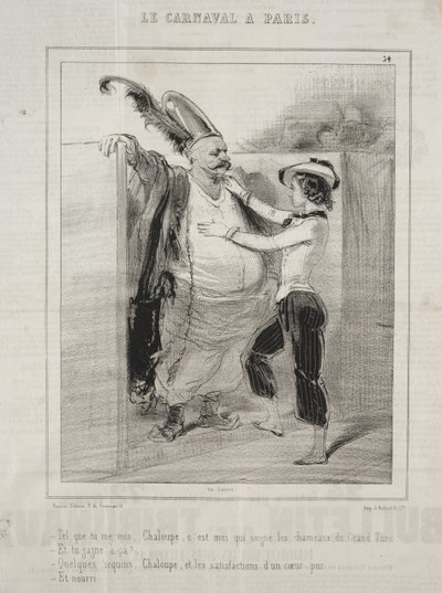 Karnawał, 1841-1843. autorstwa Paul Gavarni