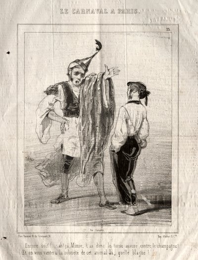 Karnawał, 1841-1843. autorstwa Paul Gavarni