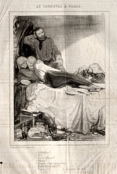 Karnawał, 1841-1843. autorstwa Paul Gavarni