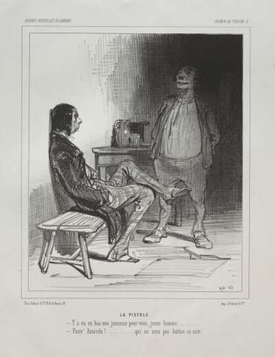 Droga Tulon. autorstwa Paul Gavarni