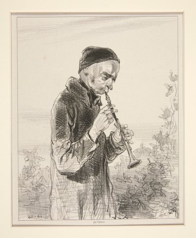 Klarnet. autorstwa Paul Gavarni