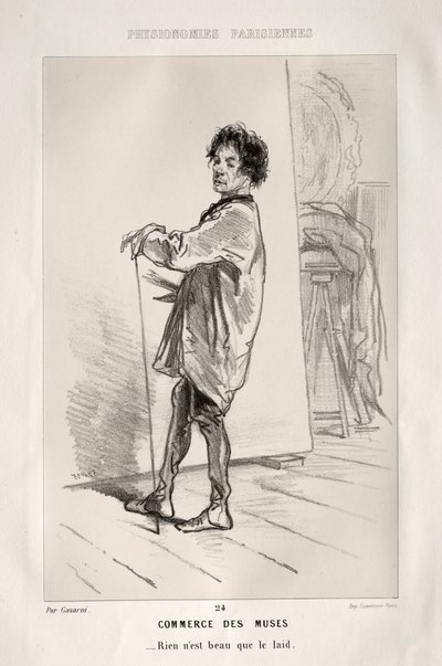 Handel muz. autorstwa Paul Gavarni