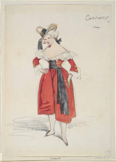 Korsarz autorstwa Paul Gavarni