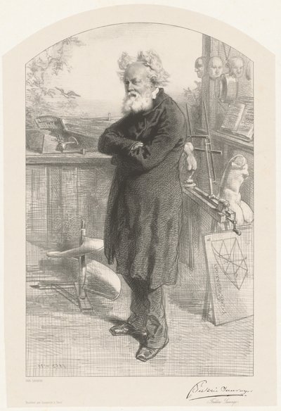 Fryderyk Sauvage autorstwa Paul Gavarni