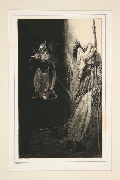 HENRY IV I MANEKINA. autorstwa Paul Gavarni