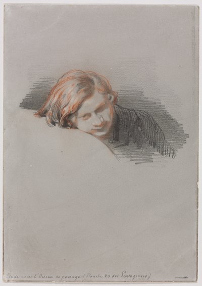Kierownik Studium Młodych Mężczyzn dla LOiseau de passage, 1853. autorstwa Paul Gavarni