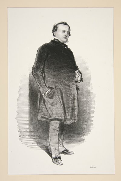 Henry Monnier autorstwa Paul Gavarni