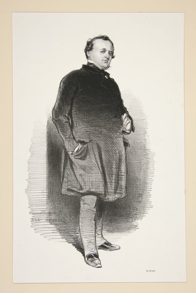 Henri Monnier autorstwa Paul Gavarni