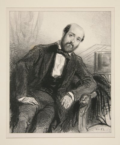 Henryk Murger autorstwa Paul Gavarni