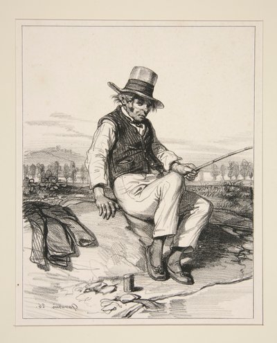 JEROME SAUVAGE (znany jako Ojciec Belenfant). autorstwa Paul Gavarni