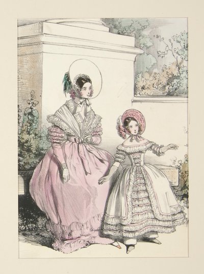 LIPIEC 1838. Szyfonowa sukienka z Surat. autorstwa Paul Gavarni