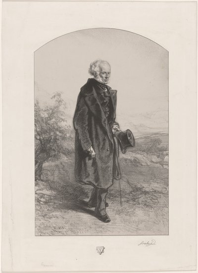 Jean Baptiste Isabey autorstwa Paul Gavarni