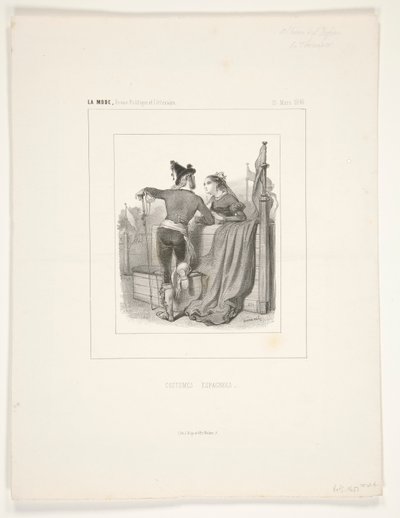 LE TOREADOR. autorstwa Paul Gavarni