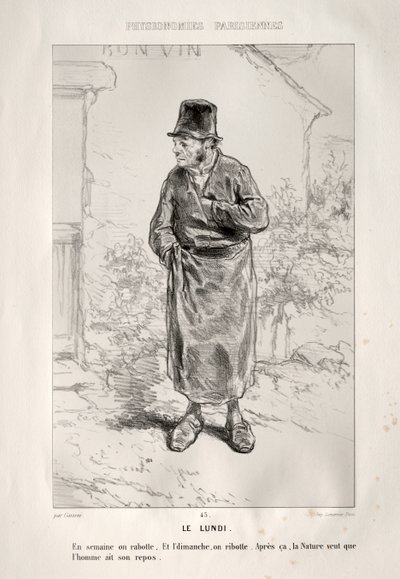 Poniedziałek autorstwa Paul Gavarni