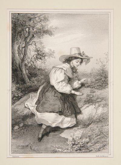 Dwie Paquettes. autorstwa Paul Gavarni