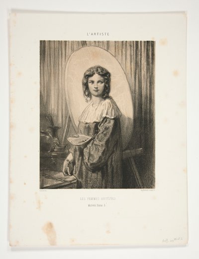 Les Femmes Artists/Mistress Diana S autorstwa Paul Gavarni