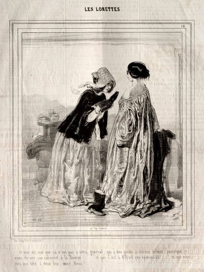Lorety autorstwa Paul Gavarni
