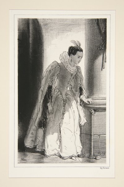 MARGARETA Z FRANCJI. 1560. autorstwa Paul Gavarni