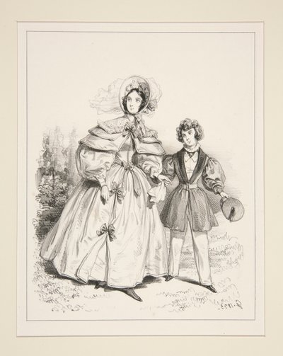 PORANNE ZANIEDBANIE. 1835. autorstwa Paul Gavarni