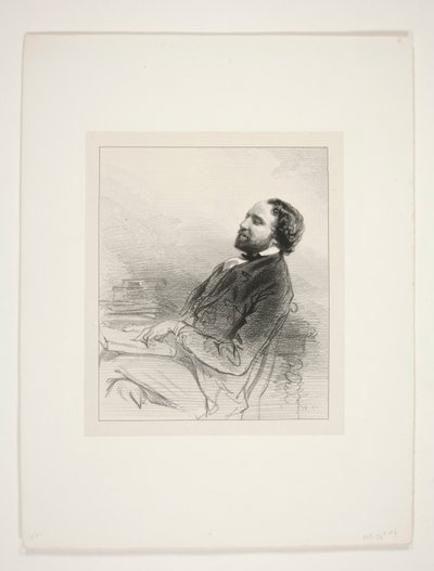 Stary Nick (Emile Forgues) autorstwa Paul Gavarni