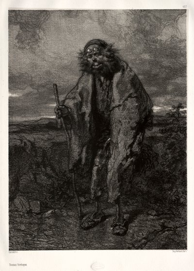 Artyści dawni i współcześni: Thomas Vireloque. autorstwa Paul Gavarni