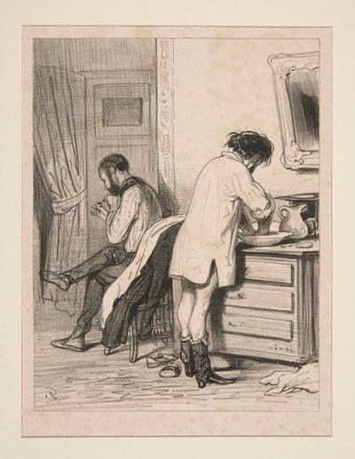 Orestes i Pilade chętnie by tam zginęli. autorstwa Paul Gavarni