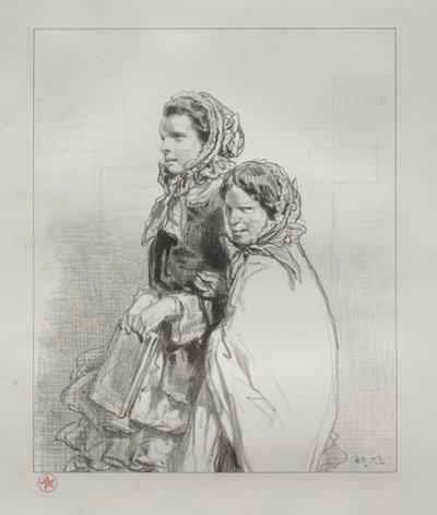 Par-ci, par-lá: śpiewała moja córka, 1854-1856. autorstwa Paul Gavarni