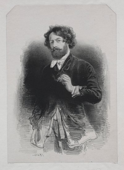 Autoportret, 1842. autorstwa Paul Gavarni