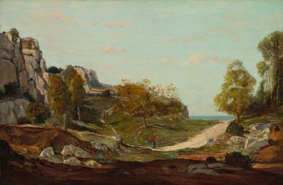 Krajobraz w Saint-André, w pobliżu Marsylii autorstwa Paul Guigou