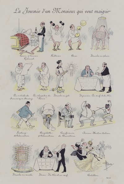 Dzień dżentelmena, który chce schudnąć autorstwa Paul Guillaume