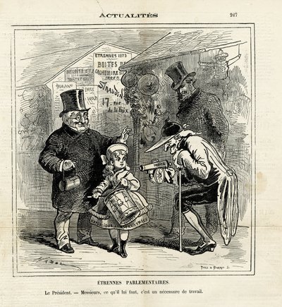 Ilustracja Hadola (1835-1875) w Le Charivari autorstwa Paul Hadol