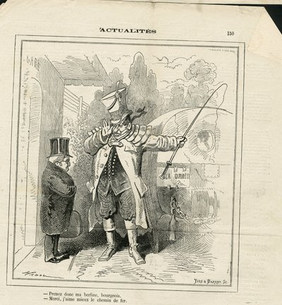 Ilustracja Hadola (1835-1875) w Le Charivari autorstwa Paul Hadol