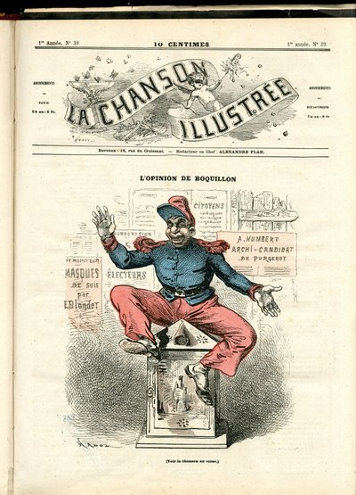 La Chanson illustree (magazyn), numer 39 autorstwa Paul Hadol