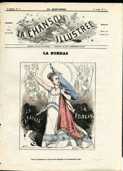 La Chanson illustree (magazyn), numer 51 autorstwa Paul Hadol
