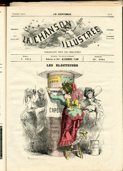 La Chanson illustree (magazyn), numer 9 autorstwa Paul Hadol
