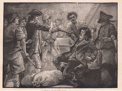 Przechwytywanie Wolfe Tone AD 1798 autorstwa Paul Hardy