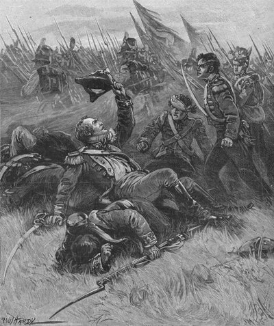 Śmierć pułkownika Donellana, c1896, 1902 autorstwa Paul Hardy
