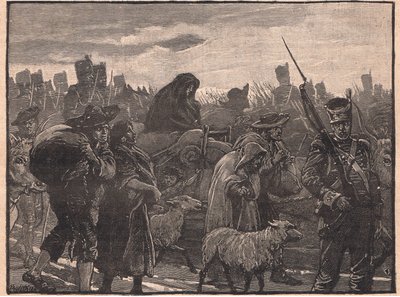 Wellingtony wycofują się z Coimbry AD 1810 autorstwa Paul Hardy
