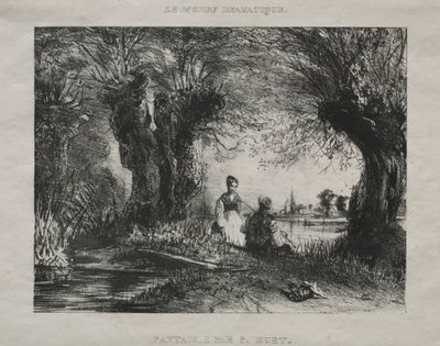 Fantazja, 1836. autorstwa Paul Huet